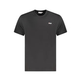 Fila Black Cotton Men T-Shirt